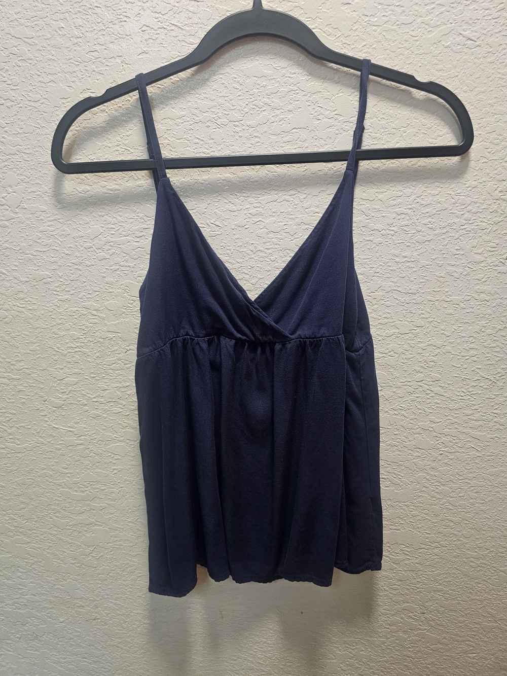 Brandy Melville Navy Spaghetti Strap V-Neck Tank